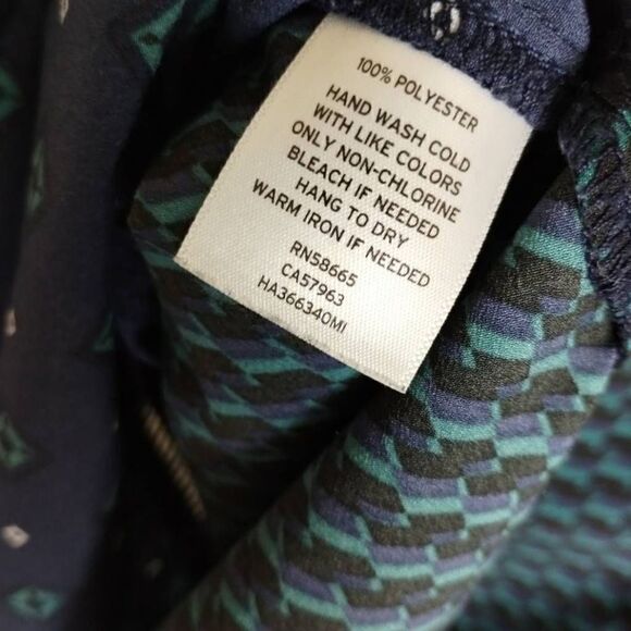 ‎Halogen Womens Top Size Small Sleeveless Navy 58665 - Picture 6 of 7